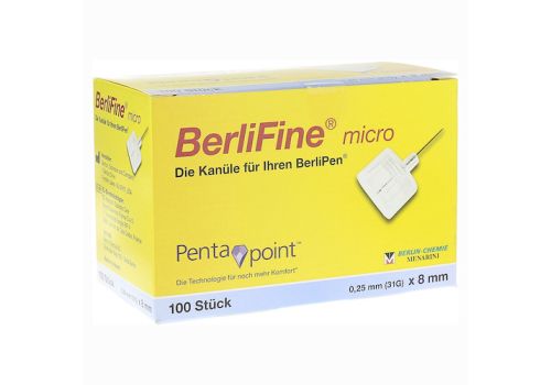 BERLIFINE micro Kanülen 0,25x8 mm – PZN 11141577 (PZN 11141577)
