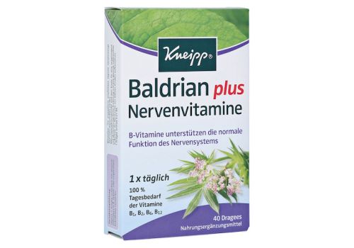 KNEIPP Baldrian plus Nervenvitamine Dragees – PZN 07798751 (PZN 07798751)