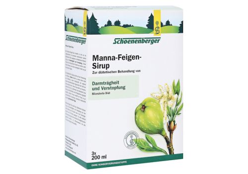 MANNA-FEIGEN-Sirup Schoenenberger – PZN 11872855 (PZN 11872855)