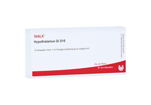 HYPOTHALAMUS GL D 15 Ampullen – PZN 03356424 (PZN 03356424)
