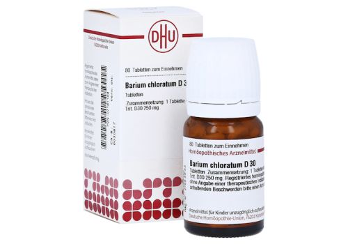 BARIUM CHLORATUM D 30 Tabletten – PZN 07161189 (PZN 07161189)