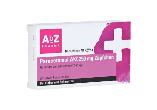 Paracetamol AbZ 250mg – PZN 02058630 (PZN 02058630)