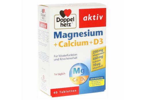 Doppelherz aktiv Magnesium + Calcium + D3 – PZN 01922316 (PZN 01922316)