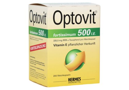 OPTOVIT fortissimum 500 Kapseln – PZN 07365472 (PZN 07365472)