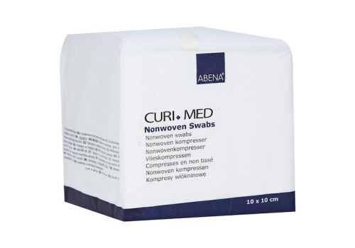 Vlieskompressen 10x10 cm unsteril 4-lagig – PZN 01651627 (PZN 01651627)