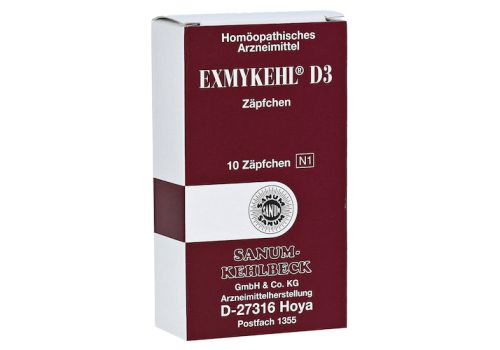 EXMYKEHL D 3 Suppositorien – PZN 04456932 (PZN 04456932)