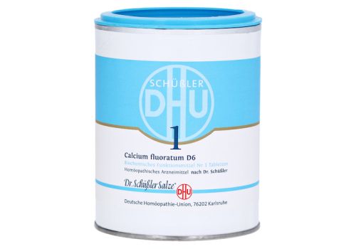 BIOCHEMIE DHU 1 Calcium fluoratum D 6 Tabletten – PZN 00273784 (PZN 00273784)