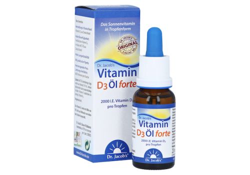 VITAMIN D3 ÖL forte Dr.Jacob's Tropfen – PZN 13784902 (PZN 13784902)