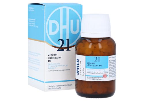 BIOCHEMIE DHU 21 Zincum chloratum D 6 Tabletten – PZN 06584516 (PZN 06584516)