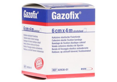 GAZOFIX Fixierbinde kohäsiv 6 cmx4 m – PZN 11587793 (PZN 11587793)