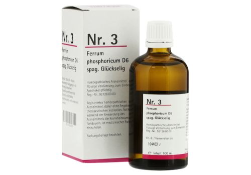 NR.3 Ferrum phosphoricum D 6 spag.Glückselig – PZN 00453977 (PZN 00453977)