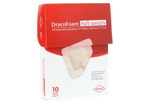 DRACOFOAM Haft sensitiv Schaumst.Wund.5x5 cm – PZN 11376174 (PZN 11376174)