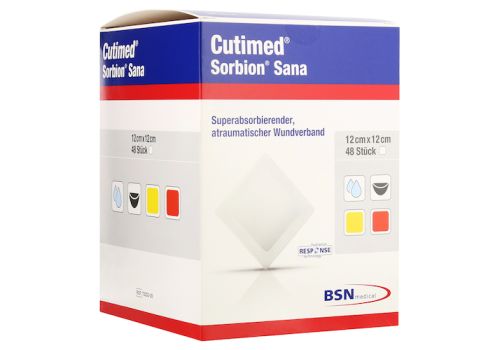 CUTIMED Sorbion SANA Wundauflage 12x12 cm – PZN 11361600 (PZN 11361600)