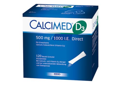 Calcimed D3 500mg/1000 I.E. Direct – PZN 12414066 (PZN 12414066)