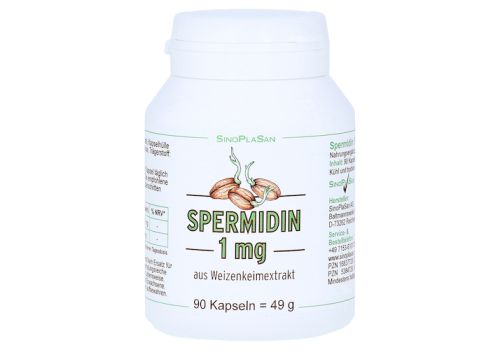 SPERMIDIN 1 mg Kapseln – PZN 16837728 (PZN 16837728)