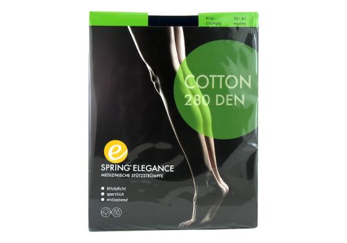 SPRING ELEGANCE Cotton 280den AD 39/40 marine – PZN 11040669 (PZN 11040669)