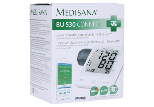 MEDISANA Blutdruck Messgerät BU530 Connect Oberarm – PZN 11729141 (PZN 11729141)