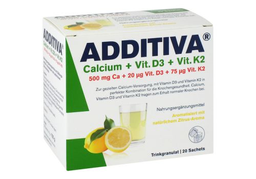 ADDITIVA Calcium+D3+K2 Granulat – PZN 12455384 (PZN 12455384)