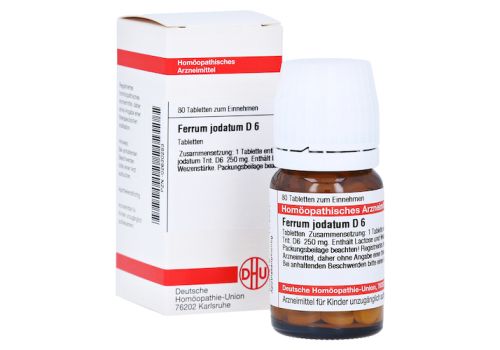 FERRUM JODATUM D 6 Tabletten – PZN 02630283 (PZN 02630283)