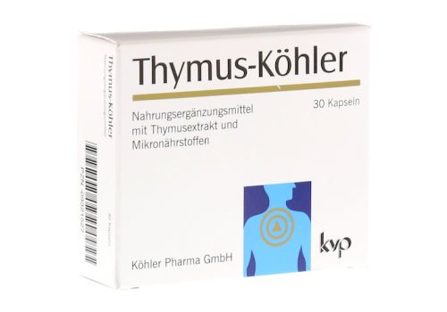 THYMUS KÖHLER Kapseln – PZN 09321527 (PZN 09321527)