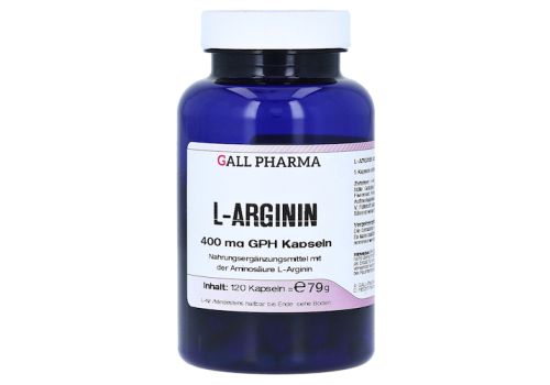 L-ARGININ 400 mg Kapseln – PZN 00562991 (PZN 00562991)