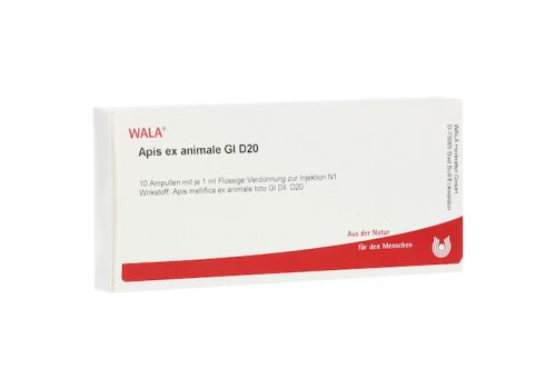 APIS EX animale GL D 20 Ampullen – PZN 03353265 (PZN 03353265)