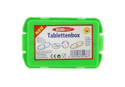 TABLETTENBOX mit 10-Fächern farbig sortiert – PZN 06646795 (PZN 06646795)