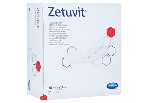 ZETUVIT Saugkompressen unsteril 10x20 cm – PZN 15782422 (PZN 15782422)