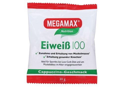 Eiweiss 100 Cappuccino Megamax Pulver – PZN 09198067 (PZN 09198067)