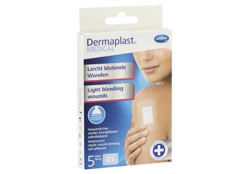 DERMAPLAST MEDICAL Wundpflaster wasserd.5x7,2 cm – PZN 11662052 (PZN 11662052)