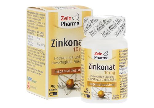 ZINKONAT Kapseln 10 mg Zinkgluconat – PZN 10302529 (PZN 10302529)