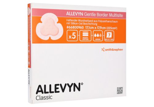 ALLEVYN Gentle Border Multisite 17,1x17,9 cm SV sk – PZN 08861078 (PZN 08861078)
