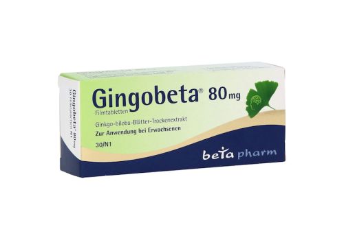 Gingobeta 80mg – PZN 12461628 (PZN 12461628)