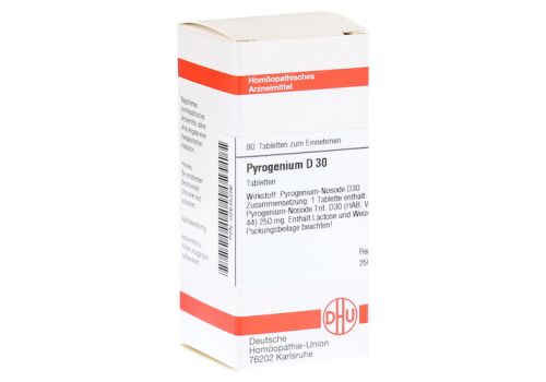PYROGENIUM D 30 Tabletten – PZN 02635286 (PZN 02635286)