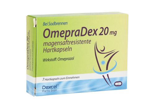 OmepraDex 20mg magensaftresistente Hartkapseln – PZN 09064639 (PZN 09064639)