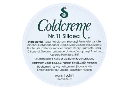 Coldcreme Nr.11 Silicea – PZN 03202129 (PZN 03202129)