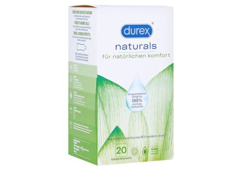 DUREX naturals Kondome mit Gleitgel wasserbasiert – PZN 17165805 (PZN 17165805)
