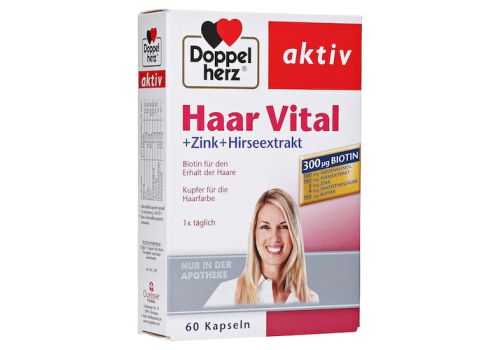 Doppelherz aktiv Haar Vital + Zink + Hirseextrakt – PZN 07263599 (PZN 07263599)