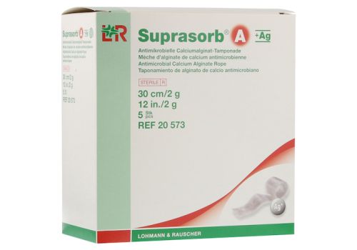 SUPRASORB A+Ag Antimik.Cal.Alginat Tamp.30 cm 2 g – PZN 04829540 (PZN 04829540)
