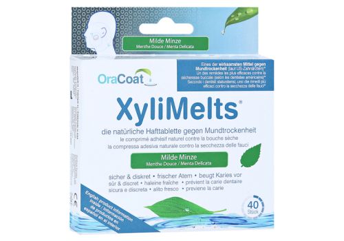 ORACOAT XyliMelts Hafttabletten milde Minze – PZN 12596073 (PZN 12596073)