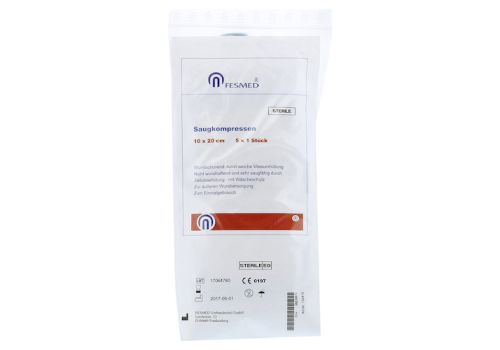 SAUGKOMPRESSEN steril 10x20 cm – PZN 08828879 (PZN 08828879)