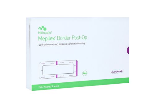 MEPILEX Border Post-OP Schaumverb.haftend 10x15 cm – PZN 11639142 (PZN 11639142)