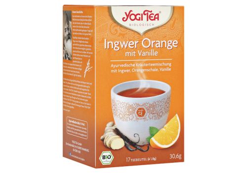 YOGI TEA Ingwer Orange+Vanille Bio Filterbeutel – PZN 09688044 (PZN 09688044)