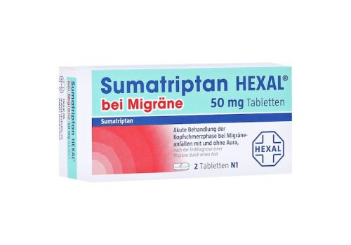 Sumatriptan HEXAL bei Migräne 50mg – PZN 14286589 (PZN 14286589)