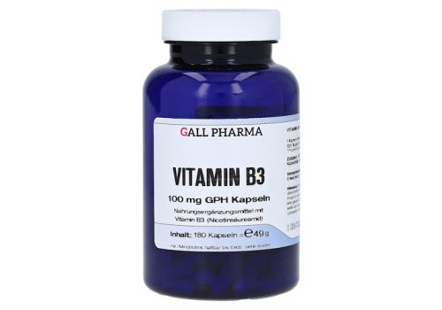 VITAMIN B3 100 mg GPH Kapseln – PZN 04700042 (PZN 04700042)