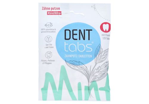 DENTTABS Zahnputztabletten stevia-mint m.Fluorid – PZN 09303765 (PZN 09303765)