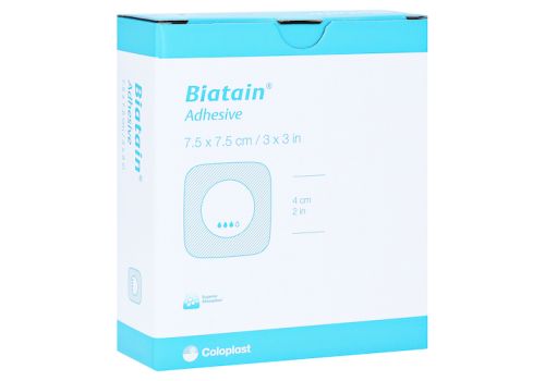 BIATAIN Schaumverband 7,5x7,5 cm selbst haftend – PZN 10837868 (PZN 10837868)
