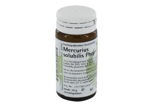 MERCURIUS SOLUBILIS PHCP Globuli – PZN 00361809 (PZN 00361809)