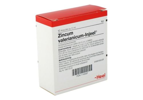 ZINCUM VALERIANICUM INJEEL Ampullen – PZN 01149997 (PZN 01149997)