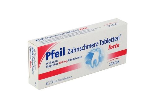 Pfeil Zahnschmerz-Tabletten forte 400mg – PZN 00410554 (PZN 00410554)